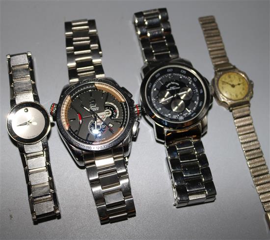 4 assorted watches